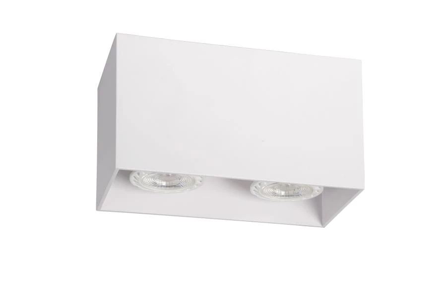 Lucide BODI - Ceiling spotlight - 2xGU10 - White - turned off